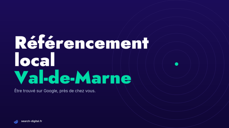 Référencement local Val-de-Marne : entreprise dans le pack local Google