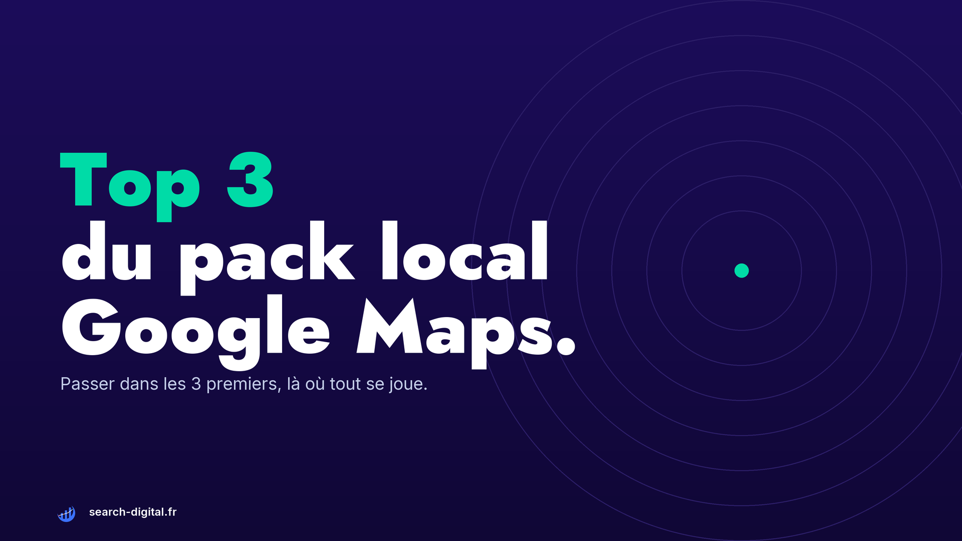 Pack local Google Maps avec le top 3 des établissements