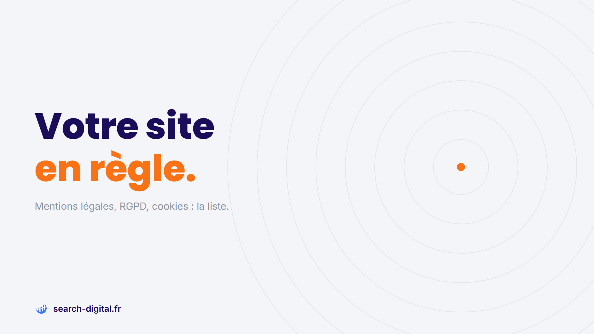 Mentions légales d'un site internet affichées sur l'écran d'un artisan