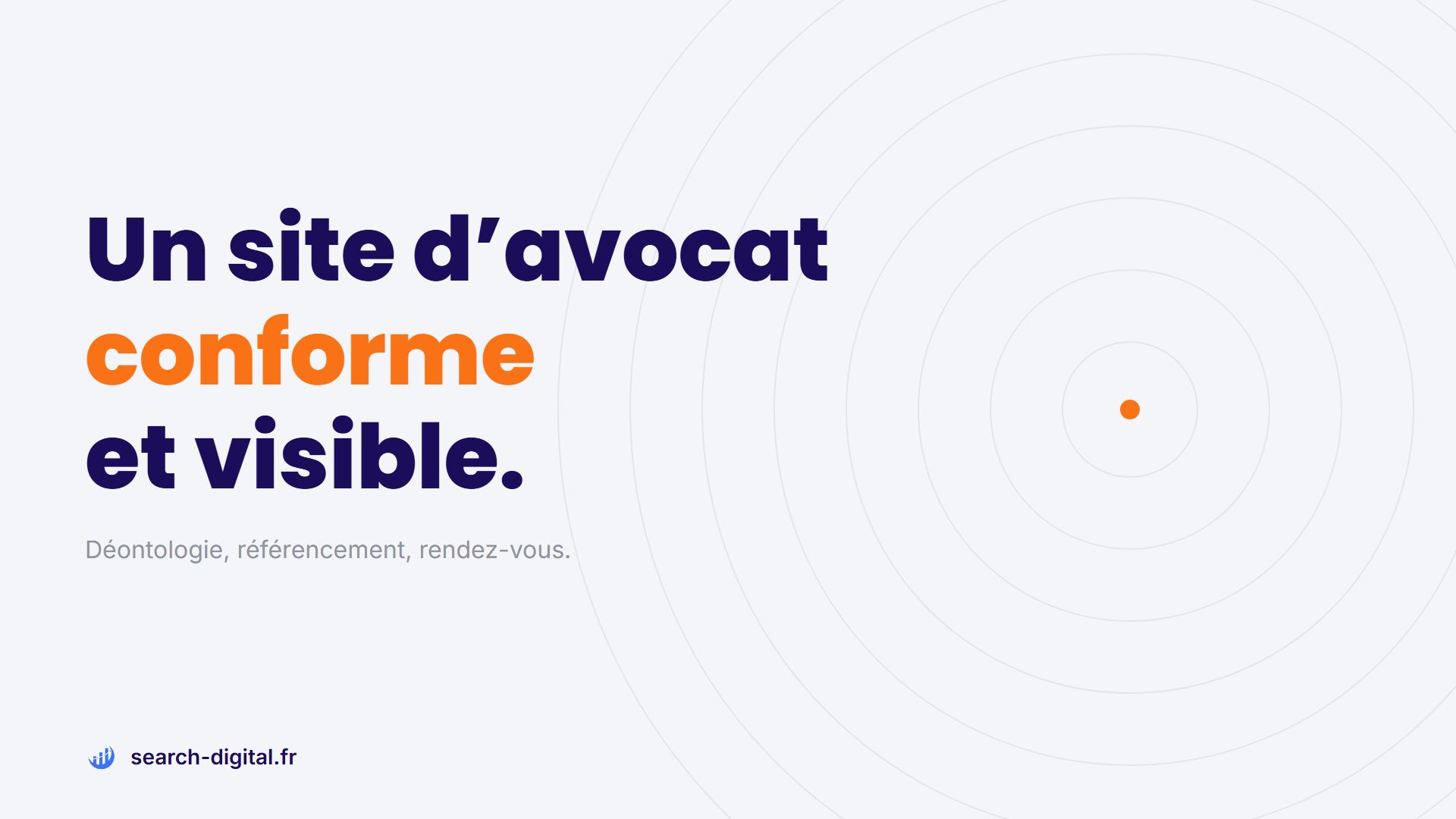 Maquette d'un site internet pour avocat affichée sur un ordinateur portable