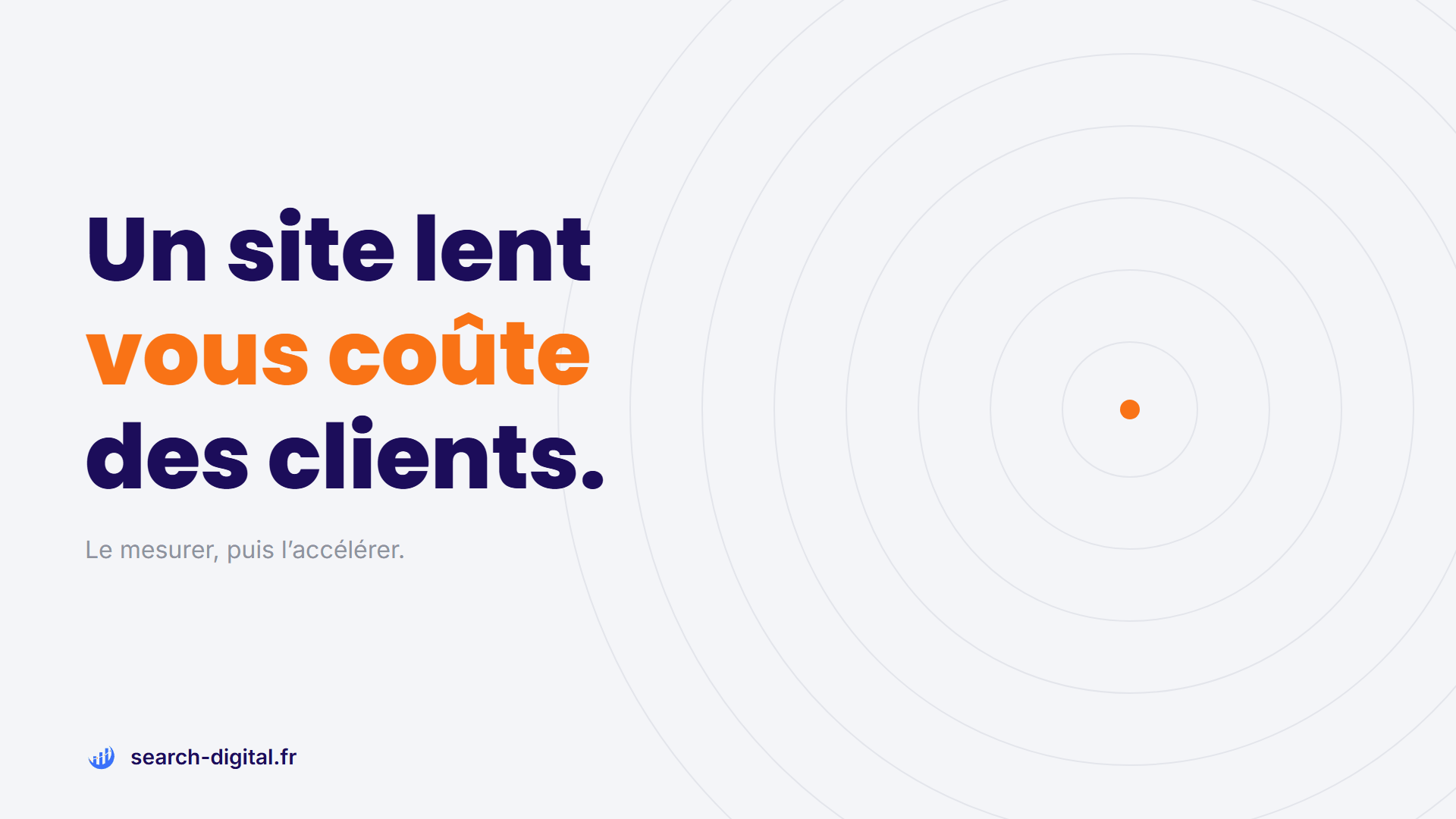 Chronomètre posé sur un clavier illustrant un site internet lent à charger