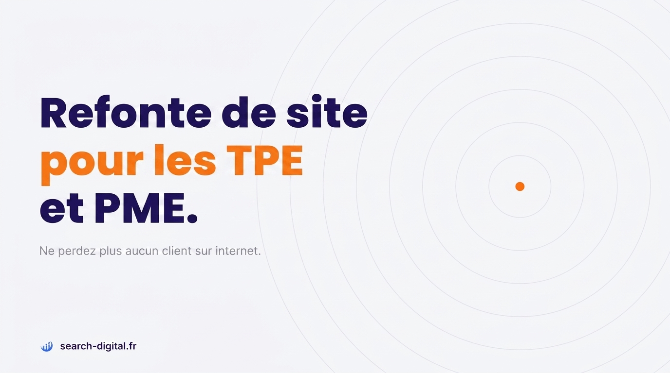Refonte site internet TPE pour trouver des clients
